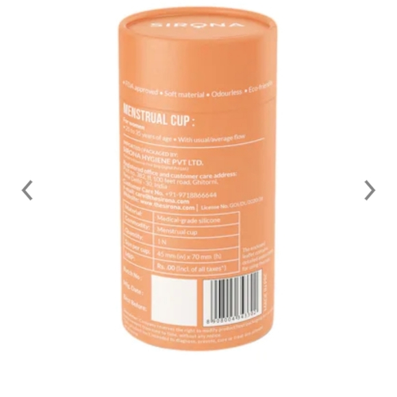 Sirona Menstural cup - Picture 4 of 9